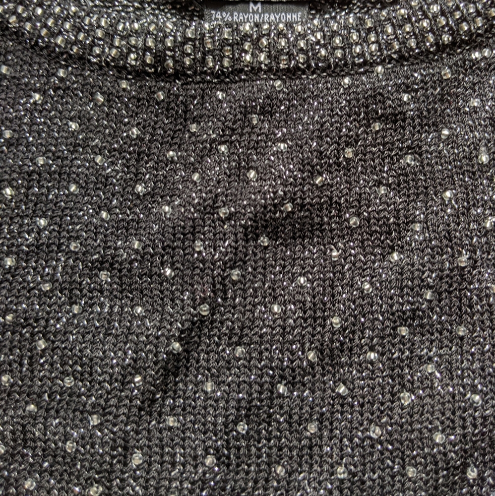 DKNY Beaded Top